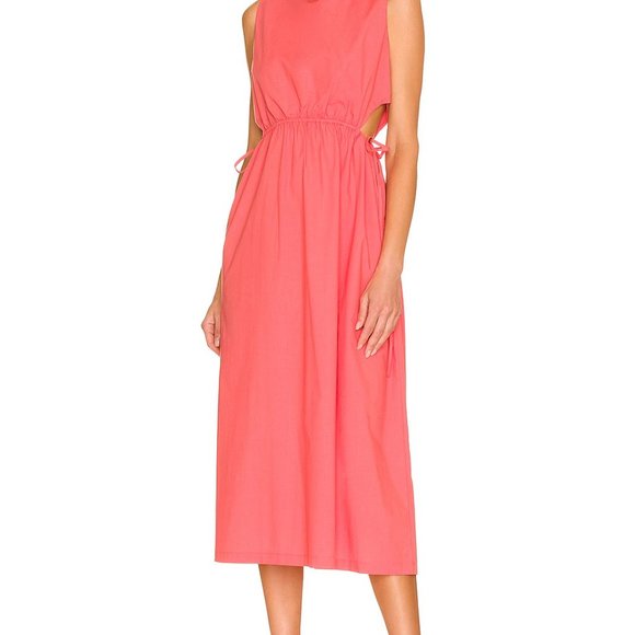 Rails Yvette Cut-Out Dress | M | NWT | Spiced Coral - Picture 2 of 5
